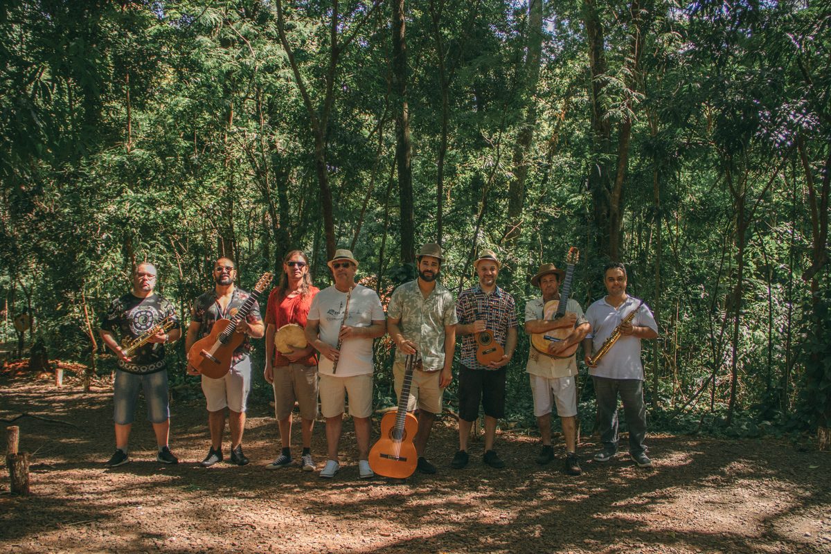 Roda de Choro ao ar livre no parque